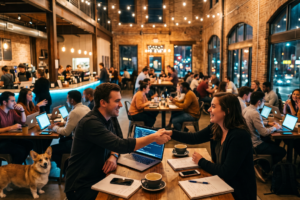 The most digital companies in the world are opening coffee shops