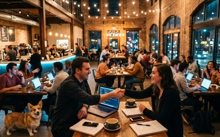 The most digital companies in the world are opening coffee shops