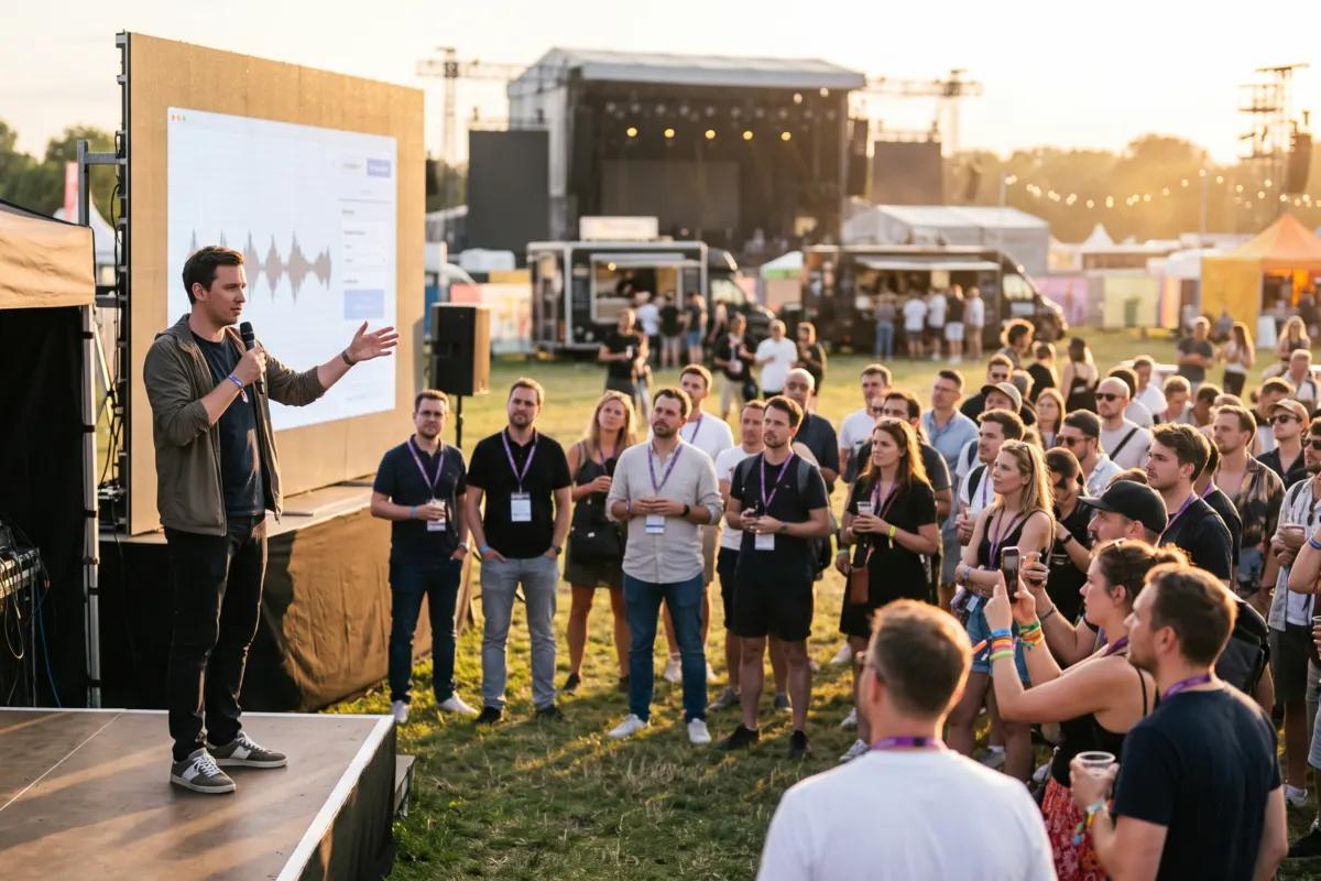 Music startups and their buyers go to different conferences