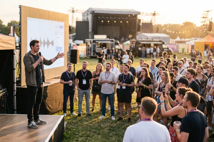Music startups and their buyers go to different conferences